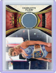 Charlotte Flair 2020 Topps WWE Wrestlemania 35 Event-Used Mat Relic #'d 68/199