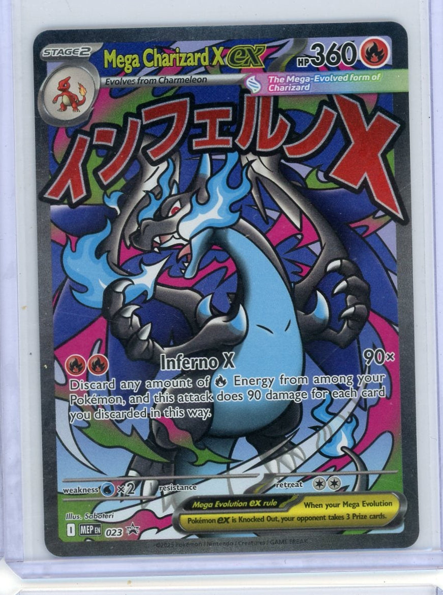 Mega Charizard X ex Pokémon Black Star Promo #023