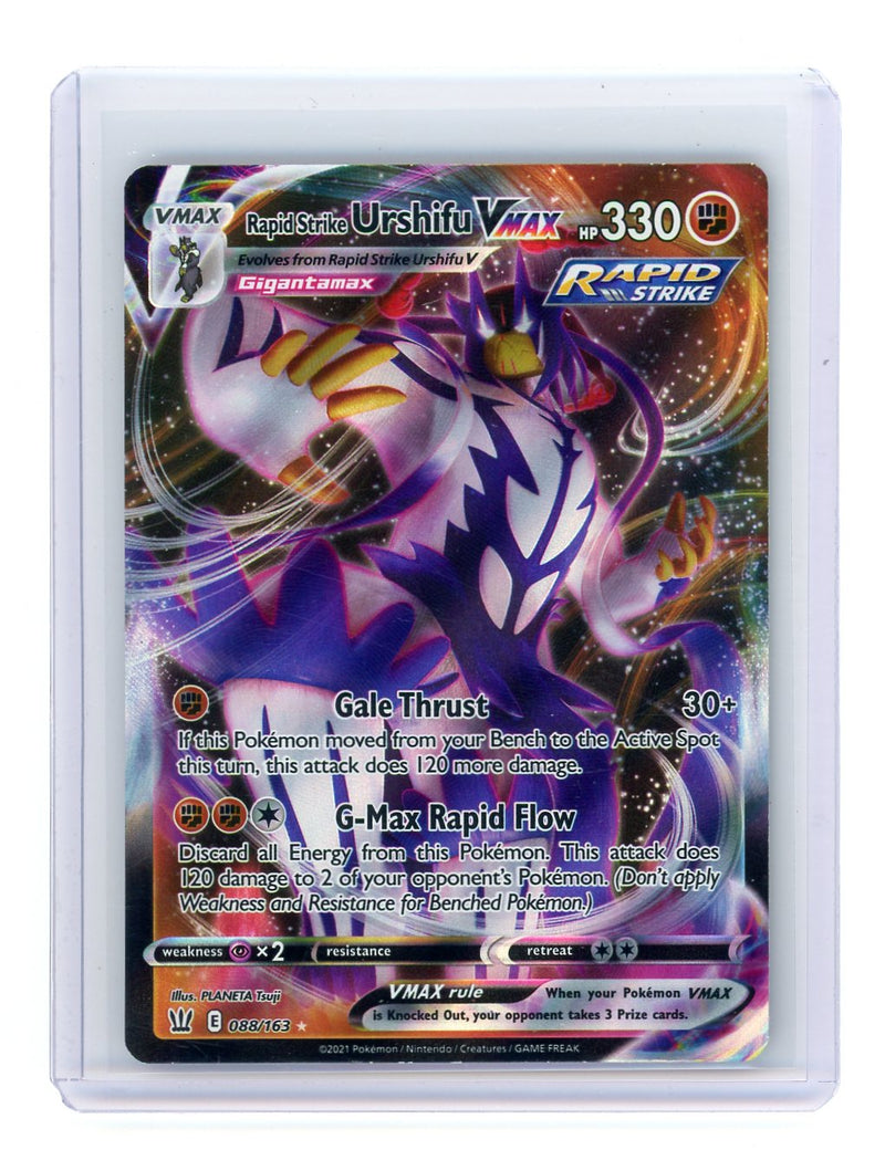 Rapid Strike Urshifu VMAX 2021 Pokémon rare holo 088/163
