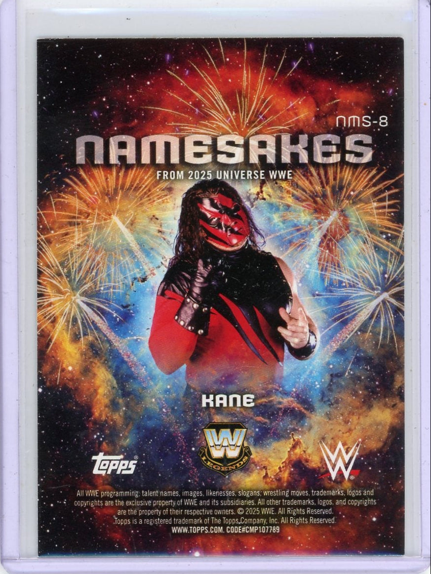 Kane 2025 Topps Universe WWE Namesakes