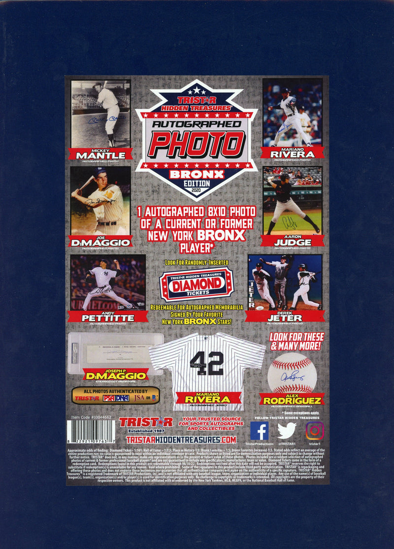 2020 Tristar Hidden Treasures Autographed Photo Bronx Edition