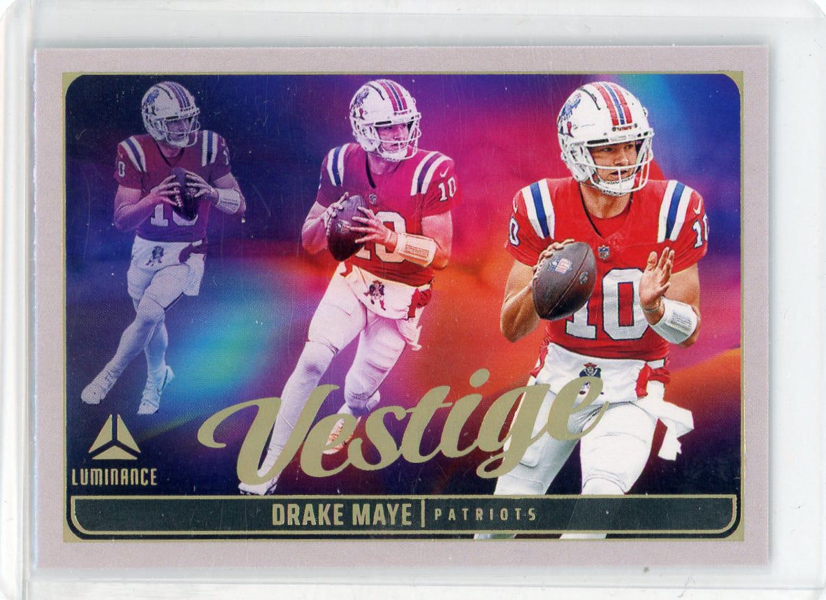 Drake Maye 2025 Panini Luminance Vestige