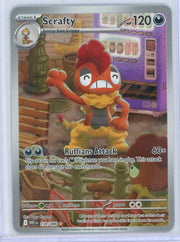 Scrafty Pokémon White Flare Illustration Rare #139/086