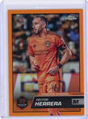 Hector Herrera 2023 Topps Chrome MLS orange refractor #'d 01/25