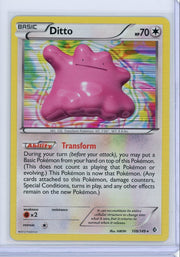 Ditto 2012 Pokemon Boundaries Crossed holo #108/149
