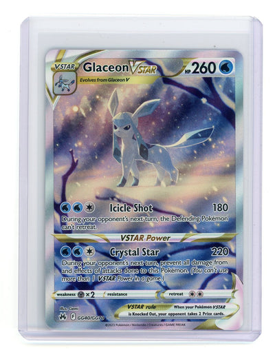 Glaceon VSTAR 2023 Pokémon rare holo GG40/GG70