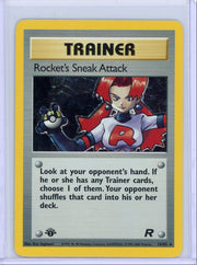 Rocket's Sneak Attack Pokemon Team Rocket 1st Edition holo #16/82 LP