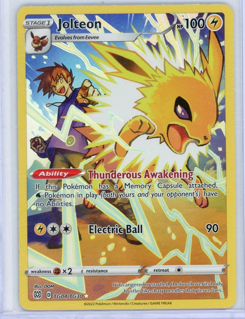 Jolteon Pokémon Brilliant Stars Trainer Gallery #TG04/TG30