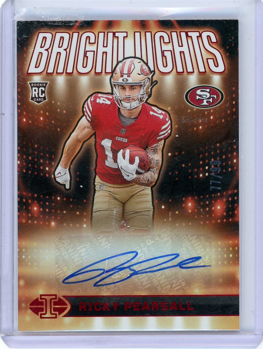 Ricky Pearsall 2024 Panini Illusions Bright Lights Signatures Auto