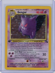 Gengar 1999 Pokemon Fossil 1st Edition Holo #5/62 LP/MP