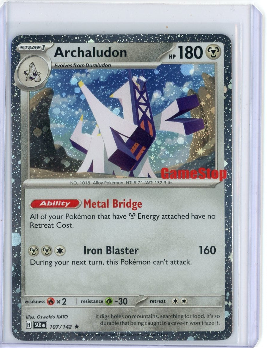 Archaludon 2024 Pokemon Game Stop promo #107/142