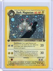 Dark Magneton Pokemon Team Rocket 1st Edition holo #11/82 LP