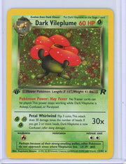 Dark Vileplume Pokemon Team Rocket 1st Edition holo #13/82 LP