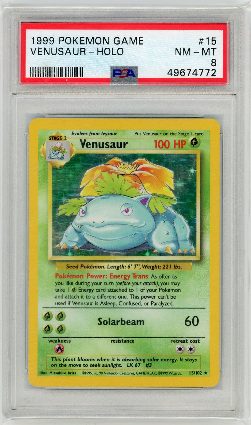 Venusaur Pokémon Base Set Holo 