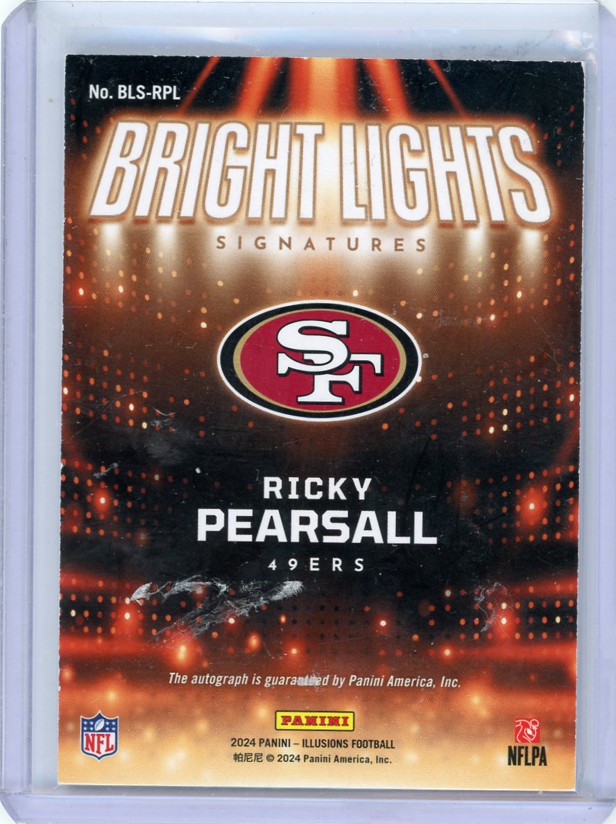 Ricky Pearsall 2024 Panini Illusions Bright Lights Signatures Auto