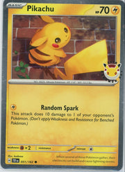 Pikachu Pokémon Day 2026 Holo #051/162