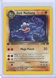 Dark Machamp Pokemon Team Rocket 1st Edition holo #10/82 LP/NM