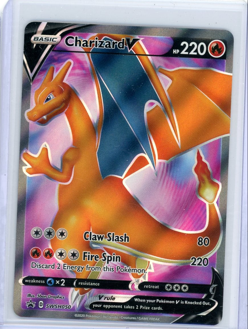 Charizard V Pokémon Black Star Promo #SWSH050