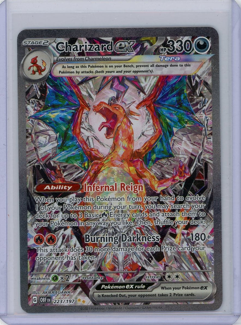 Charizard ex 2023 Pokemon Obsidian Flames Special Illustration rare holo 