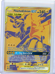 Pikachu & Zekrom Pokémon Black Star Promo Gold #SM248