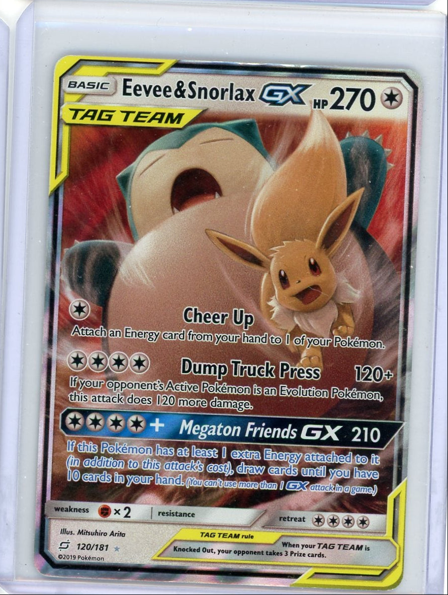 Eevee & Snorlax Pokémon Team Up Tag Team #120/181