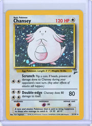 Chansey Pokemon Base Set 2 holo #3/130 LP/NM