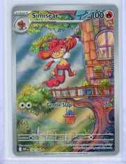 Simisear Pokémon White Flare Illustration Rare #100/086