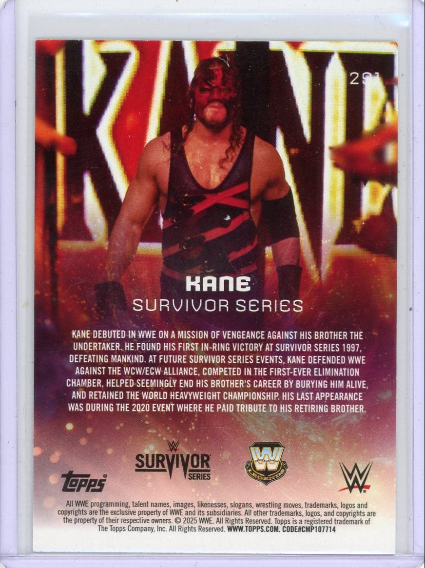 Kane Legend 2025 Topps Universe WWE Event Variation Rings