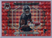 Bijan Robinson 2023 Panini Mosaic NFL Debut red mosaic RC