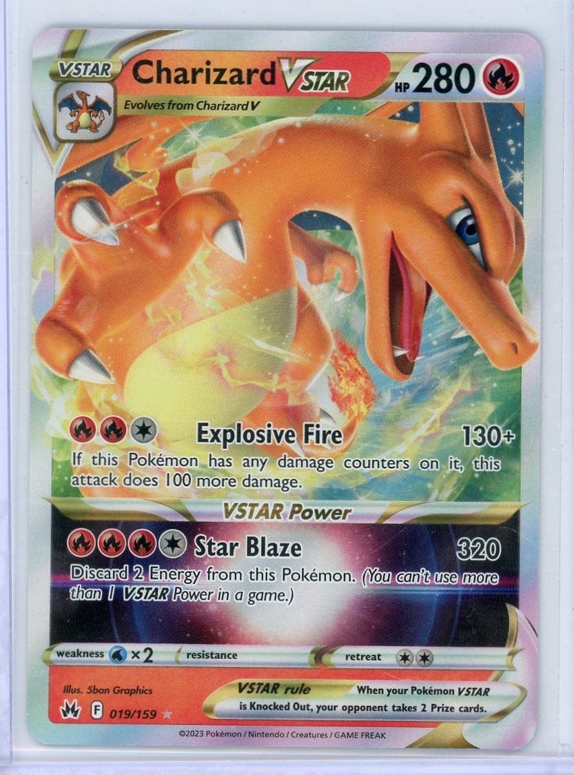 Charizard Vstar Pokémon Crown Zenith Ultra Rare #019/159