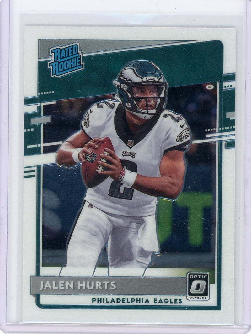 Jalen Hurts 2020 Panini Donruss Optic rookie card