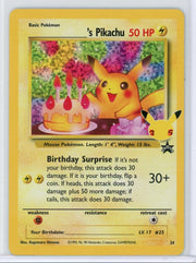 Birthday Pikachu Pokémon Celebrations Classic Collection #24