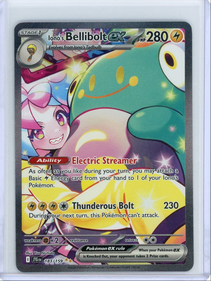 Iono's Bellbolt ex Pokémon Journey Together Special Illustration Rare #183/159