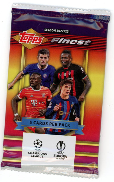 2022-23 Topps Finest Flashbacks UEFA Club Competitions Pack