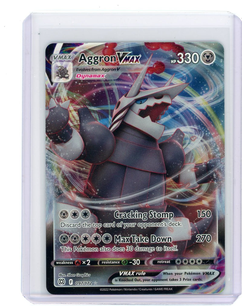Aggron VMAX 2022 Pokémon rare holo 097/172