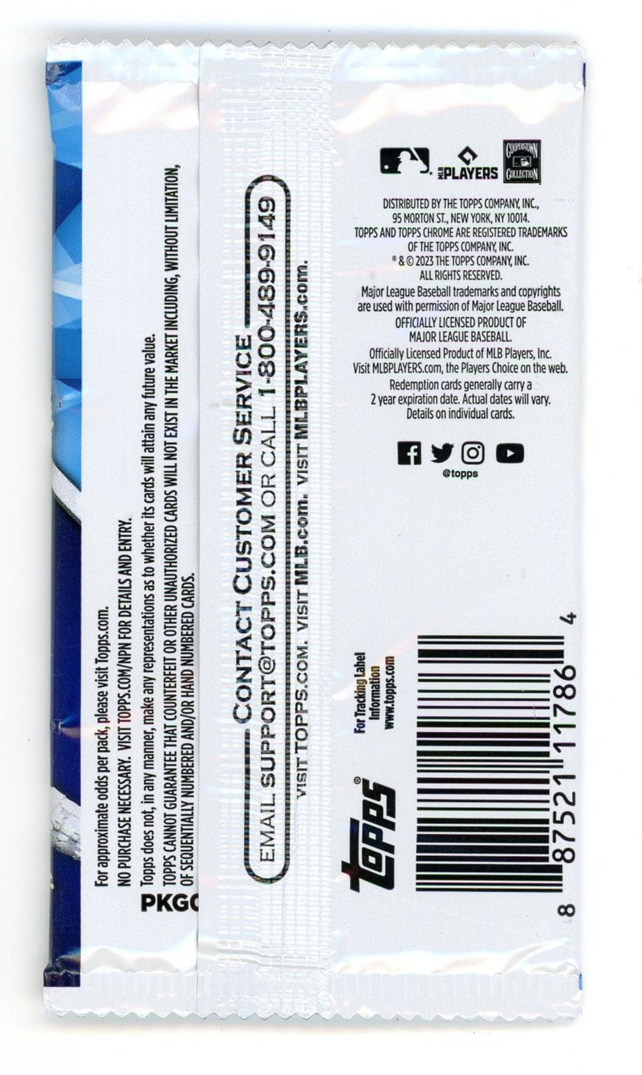 2023 Topps Chrome Sapphire Pack