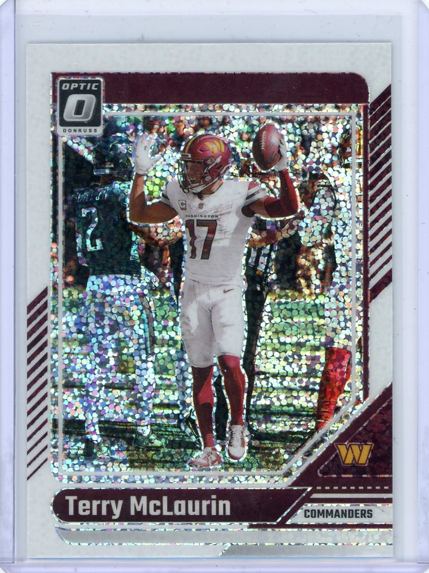 Terry McLaurin 2024 Panini Donruss Optic White Sparkle SSP