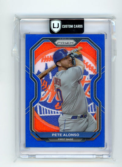 Pete Alonso LJ Custom Cards x Piece of the Game custom card art