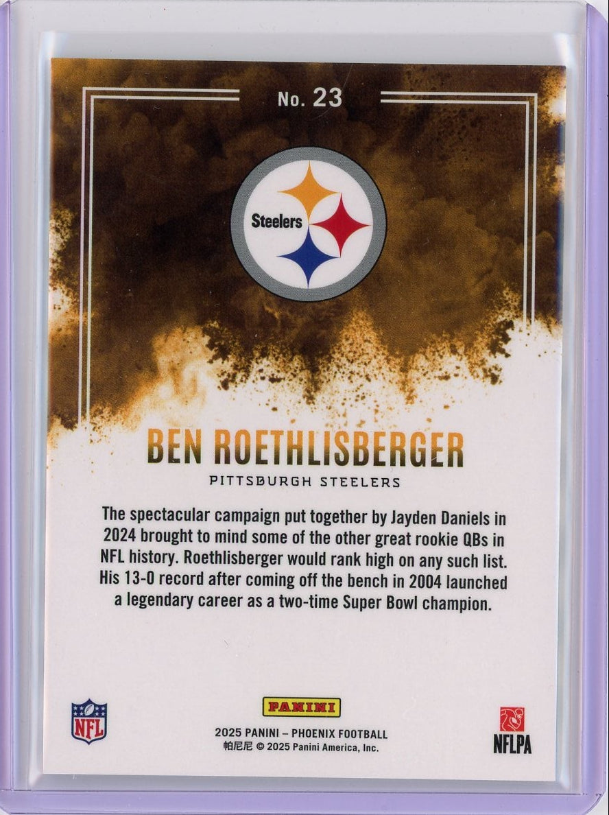 Ben Roethlisberger 2025 Panini Phoenix Color Blast SP