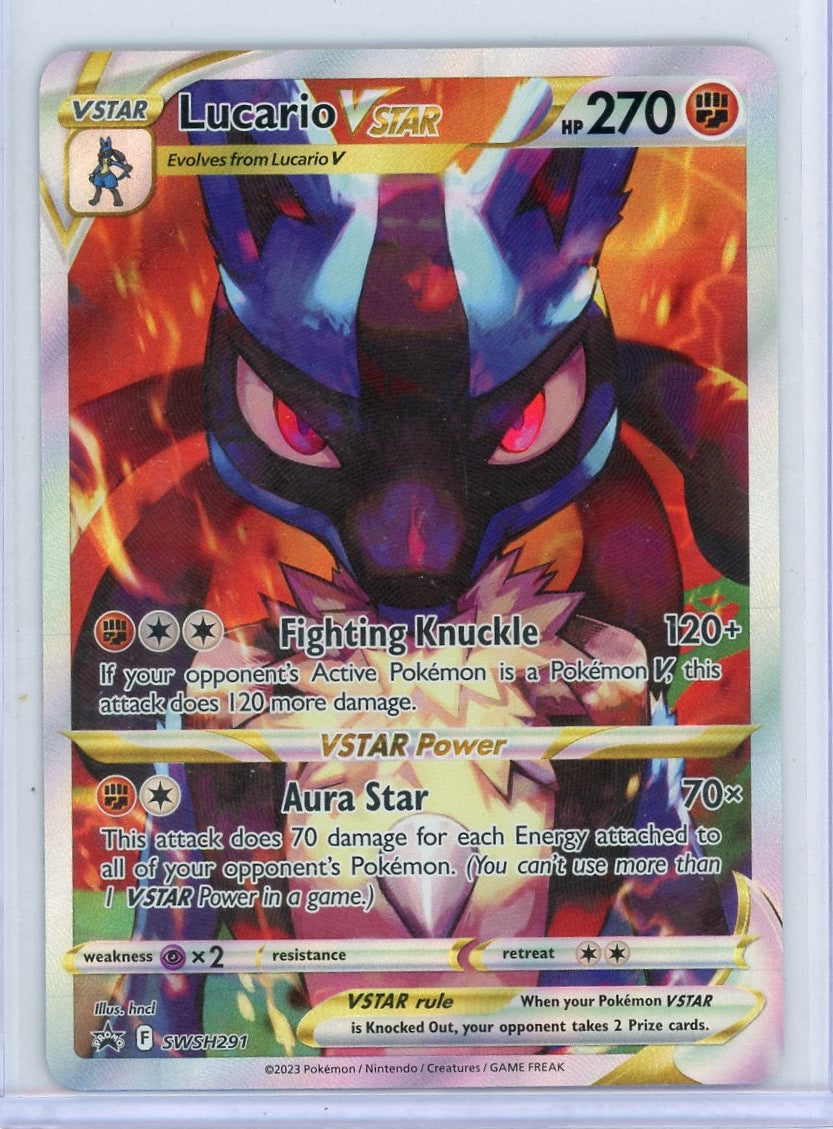 Lucario Vstar Pokémon Black Star Promo #SWSH291