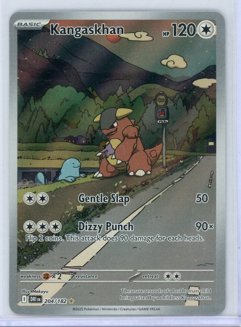 Kangaskhan Pokémon Destined Rivals Illustration Rare #204/182