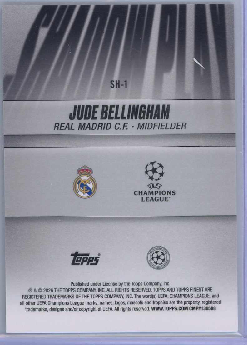 Jude Bellingham 2026 Topps Finest Shadow Play