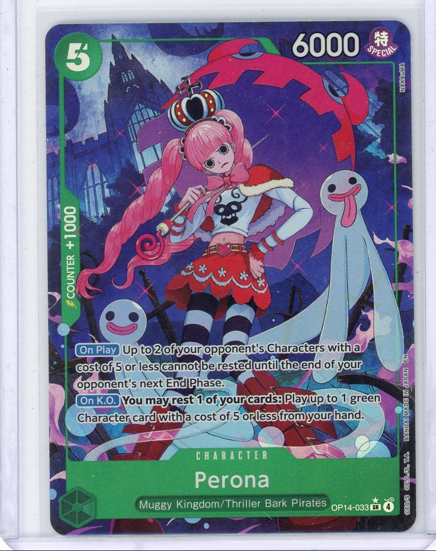 Perona One Piece OP14-033 Super Rare Alt