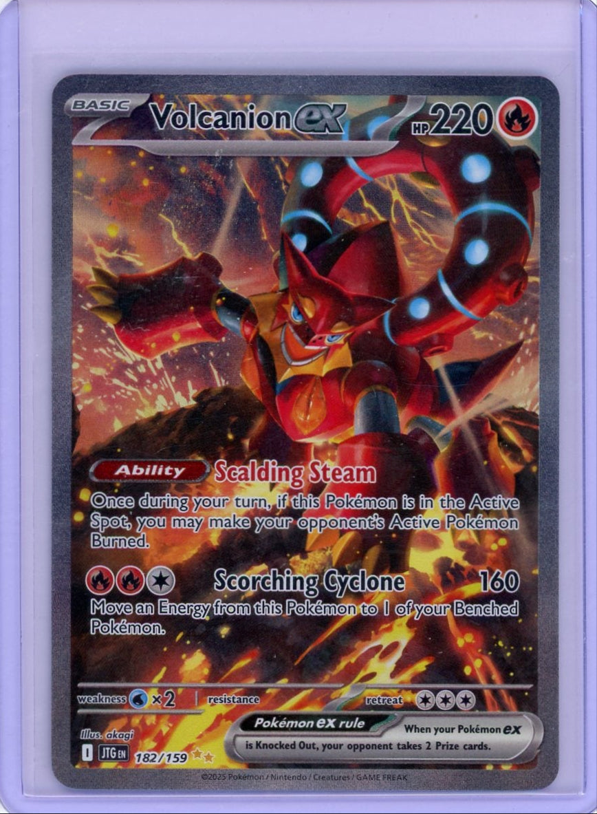 Volcanion ex Pokemon Journey Together Secret Illustration Rare 182/159