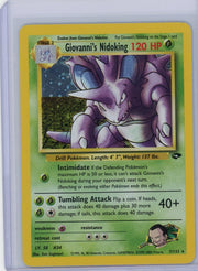 Giovanni's Nidoking Pokémon Gym Challenge Unlimited Holo #7/132