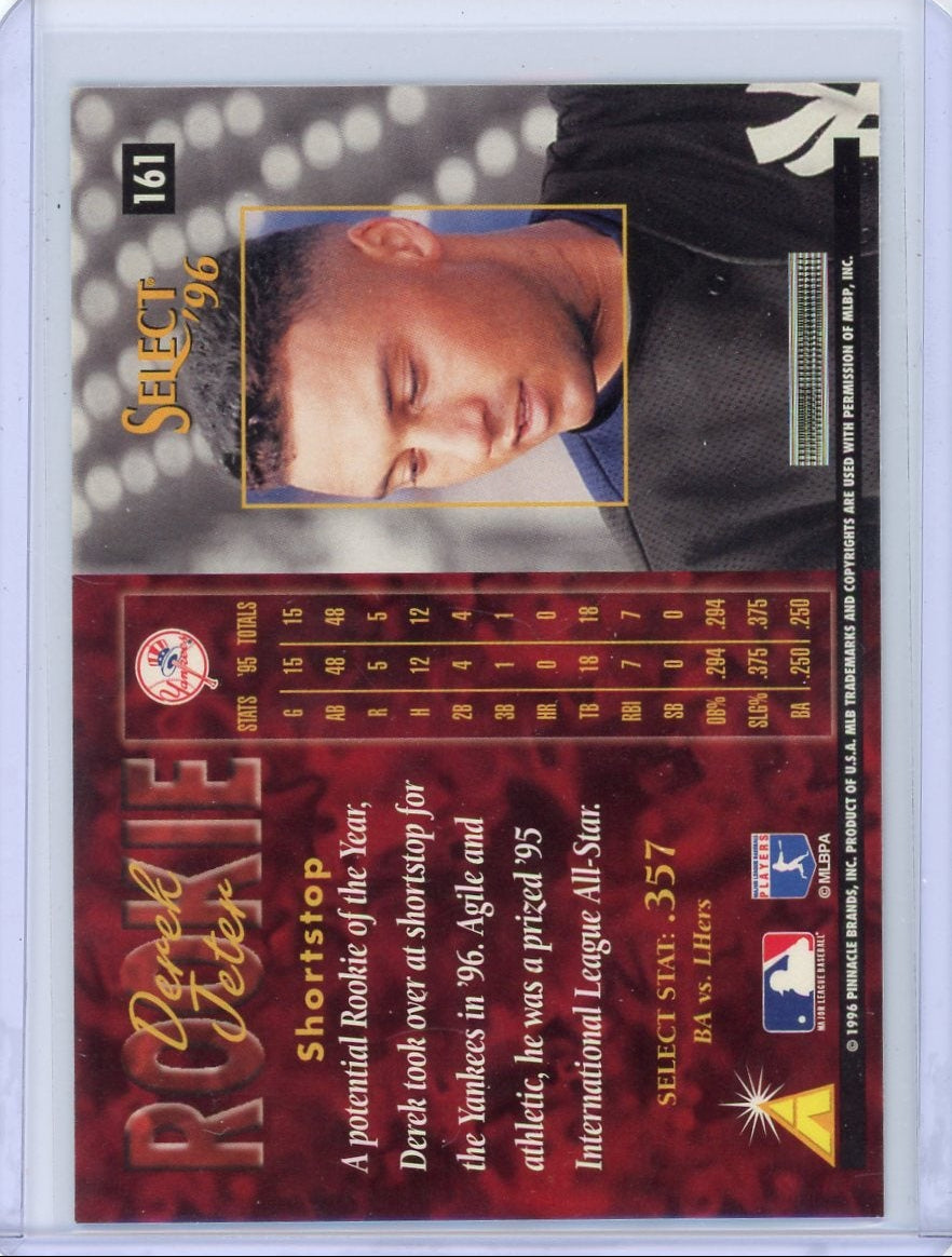 Derek Jeter 1996 Pinnacle Select rookie card