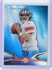Eli Manning 2014 Topps Platinum blue foil
