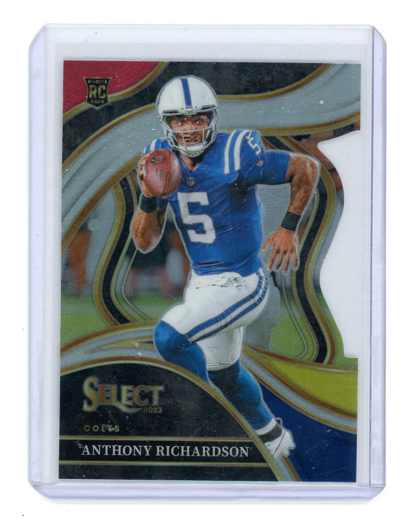 Anthony Richardson 2023 Panini Select Red-Blue-Yellow Club Level Die Cut RC