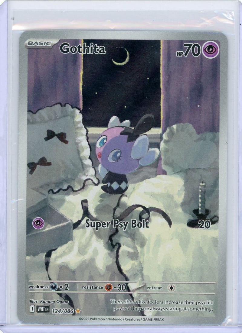 Gothita 2025 Pokemon White Flare Illustration rare holo 