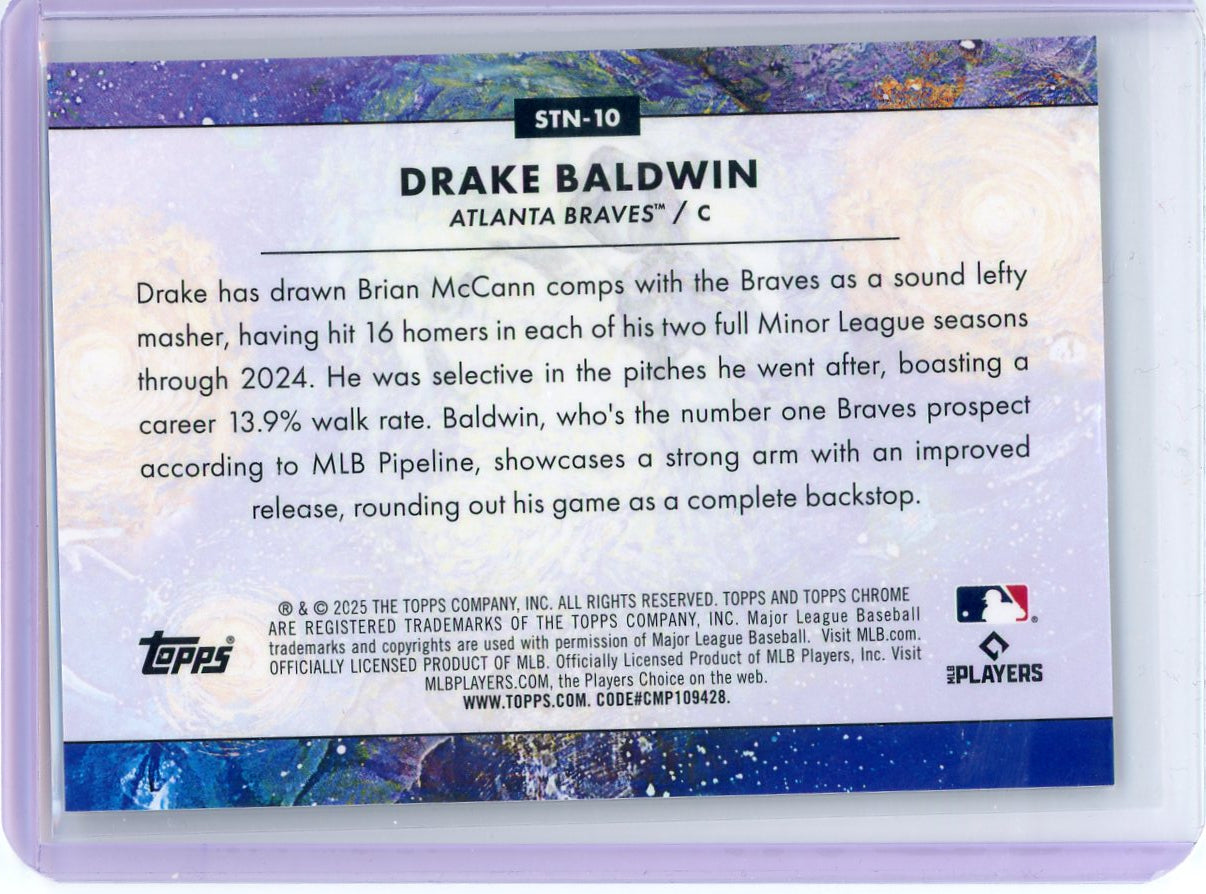 Drake Baldwin 2025 Topps Chrome Cosmic Starry Night SP RC